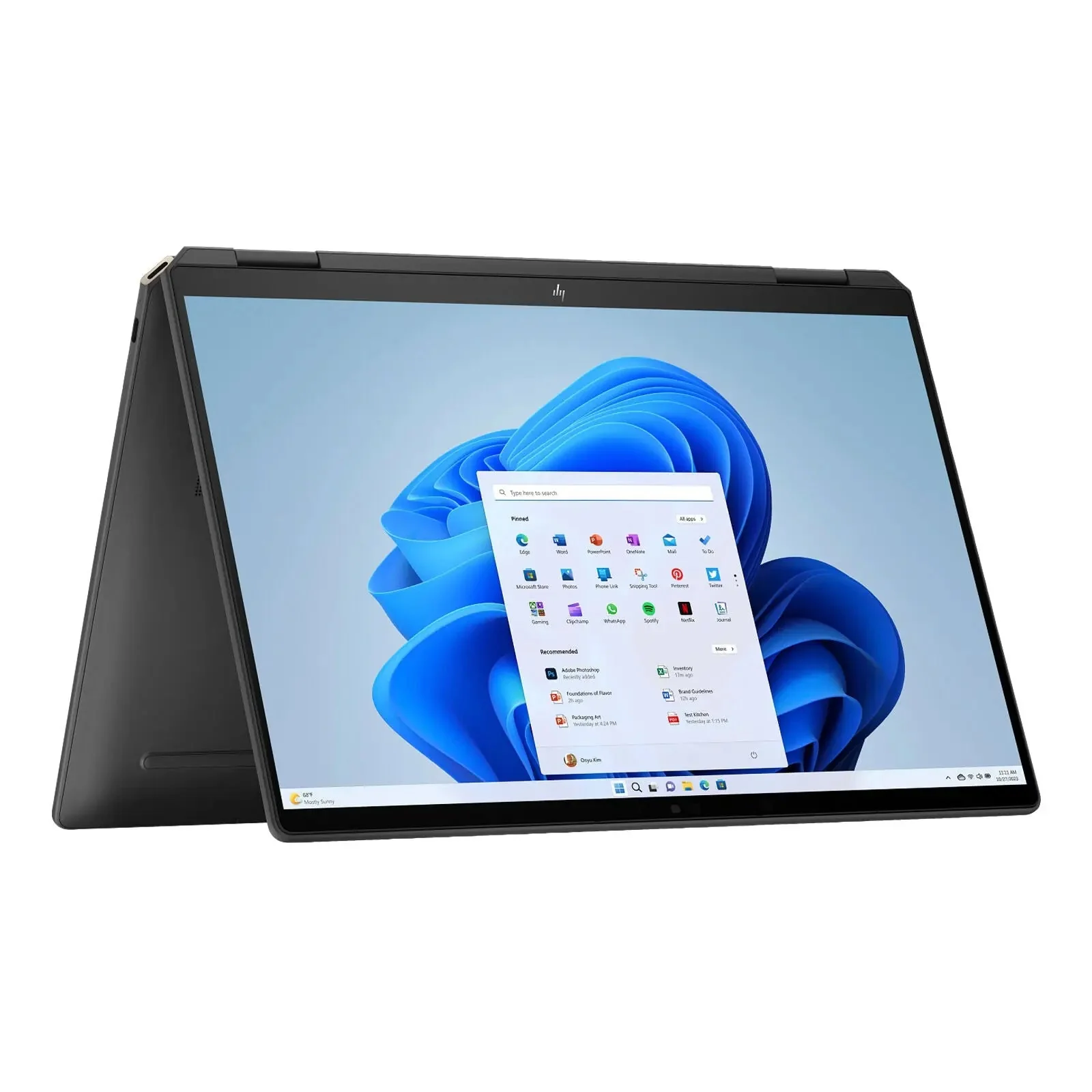 Spectre x360 14" 2.8K OLED 120Hz 2-in-1 Laptop U7-155H 32GB 1TB W11H Touch Nightfall Black (Refurbished)