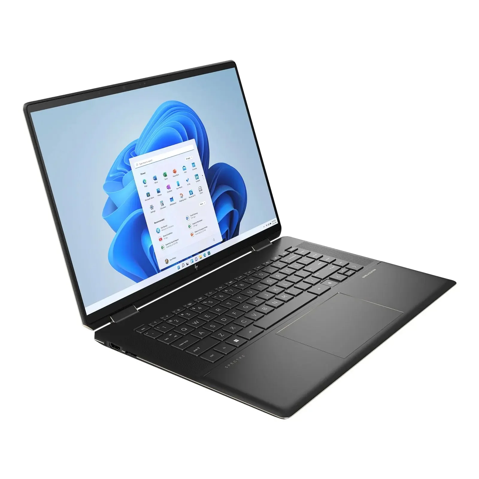 Spectre x360 16" 2-in-1 Laptop i7-11390H 16GB 512GB RTX3050 W11H Touch Black (Refurbished) - Image 6
